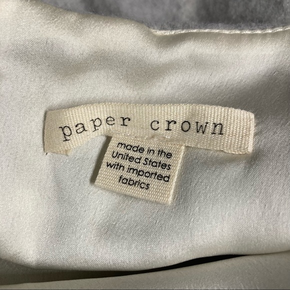 Anthropologie Paper Crown Gray Checkered Wool Blend Sleeveless Dress - Picture 3 of 10